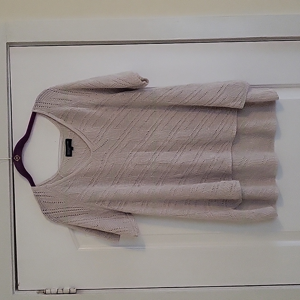 Jones New York, Large, Creme Short Sleeve Top